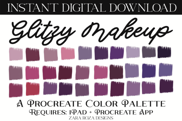 Download Glitzy Makeup Procreate Color Palette - Procreate Collection